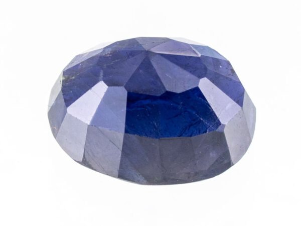 Iolite Stone Neeli 6.10 carat back view oval mixed cut