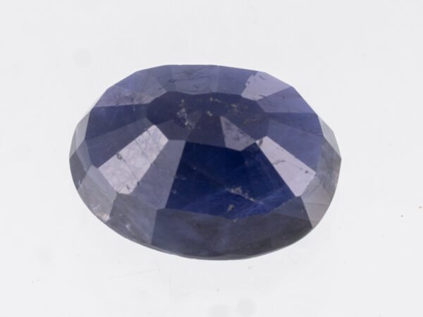 Iolite Stone Neeli 6.20 carat back view oval mixed cut