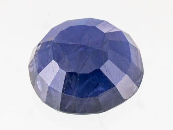 Iolite Stone Neeli 6.21 carat back view oval mixed cut
