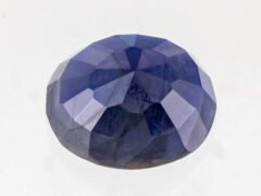 Iolite Stone Neeli 6.26 carat back view oval mixed cut