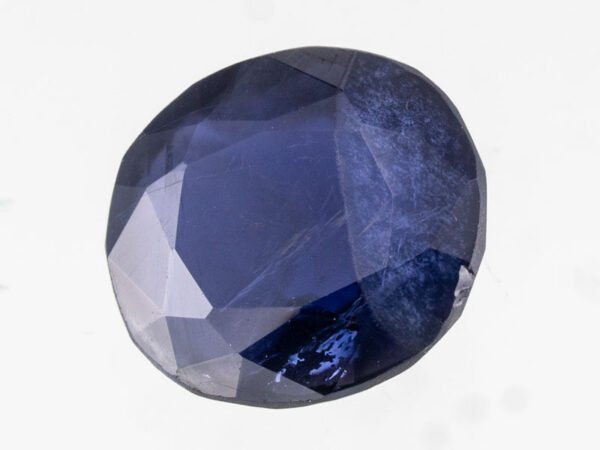 Natural Iolite Stone Kaka Neeli 6.26 carat top view blue oval mix cut