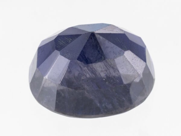 Iolite Stone Neeli 7.04 carat back view oval mixed cut