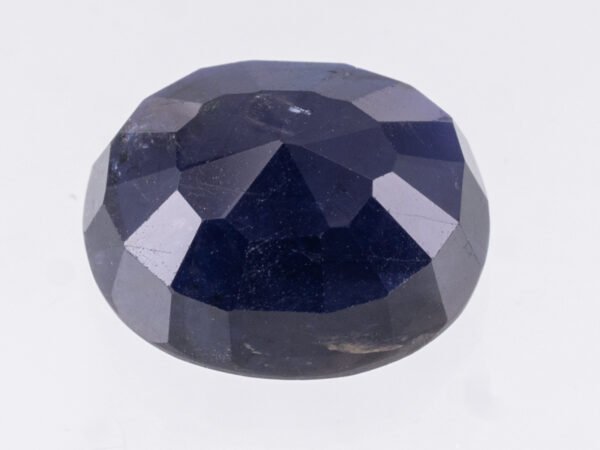 Iolite Stone Neeli 7.26 carat back view oval mixed cut