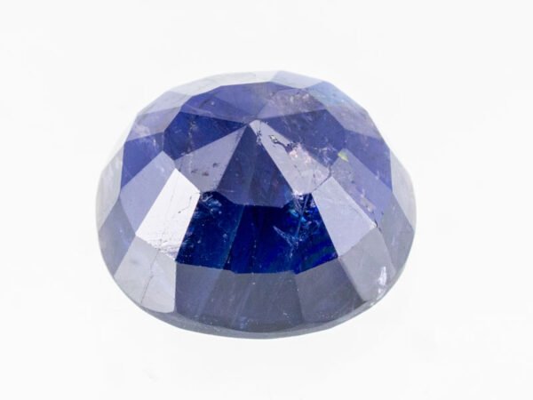 Iolite Stone Neeli 7.61 carat back view oval mixed cut