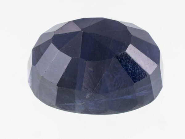 Iolite Stone Neeli 7.71 carat back view oval mixed cut