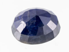 Iolite Stone Neeli 7.73 carat back view oval mixed cut