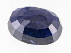 Iolite Stone Neeli 8.38 carat back view oval mixed cut