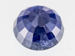 Iolite Stone Neeli 8.41 carat back view oval mixed cut