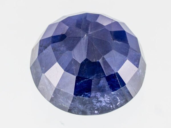 Iolite Stone Neeli 8.41 carat back view oval mixed cut