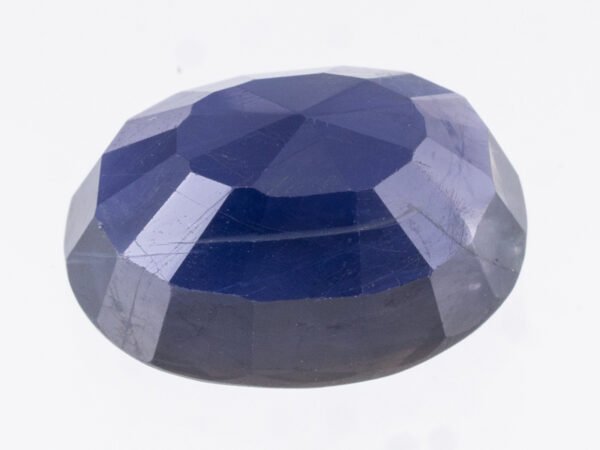 Iolite Stone Neeli 9.03 carat back view oval mixed cut