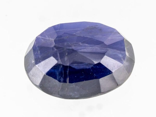 Iolite Stone Neeli 9.07 carat back view oval mixed cut