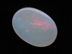 Australian Fire Opal Stone 3.16 carat close up view