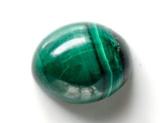 Natural Malachite Stone 13.33 Carat (14.65 Ratti) Oval Cabochon