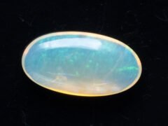 Australian Fire Opal Stone 6.83 carat top view