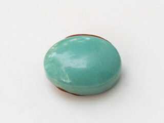 American Firoza (Turquoise) Stone 5.74 Carat (6.31 Ratti) Oval Shape