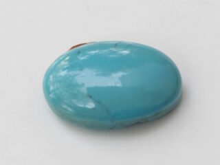 American Firoza (Turquoise) Stone 9.27 Carat (10.19 Ratti) Oval Shape