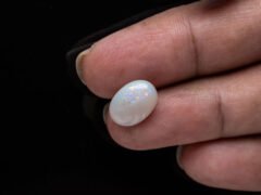 Australian Fire Opal Stone 3.16 carat in hand view