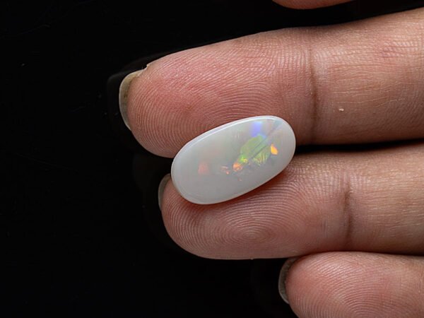 Australian Fire Opal Stone 5.33 carat in hand view