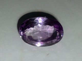 Certified Natural Amethyst Stone (Jamunia) 8.73 Carat (9.60 Ratti) Oval Shape