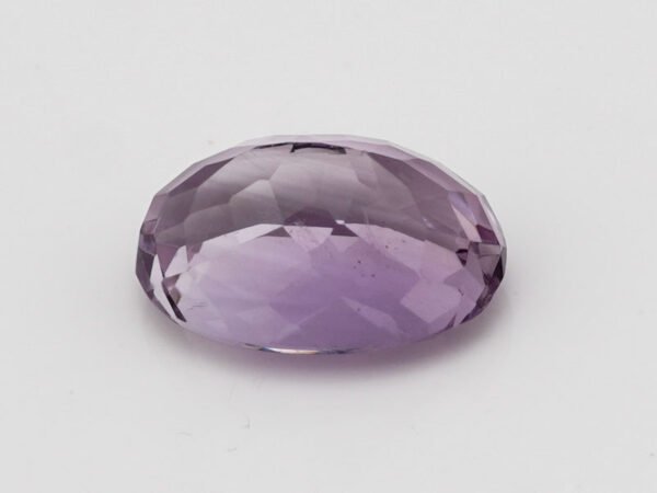 Amethyst Stone Jamunia 6.34 carat side view oval shape