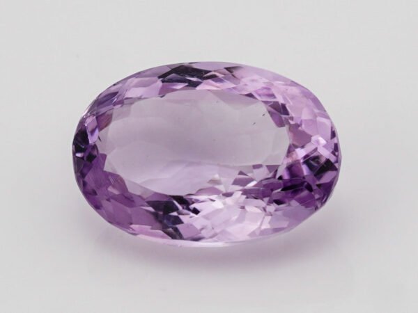 Natural Amethyst Stone Jamunia 8.8 carat front view blue purple oval