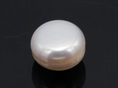 Cultured Pearl Moti 4.86 carat back view rounded surface