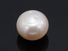 Cultured Pearl Moti 5.42 carat back view rounded surface