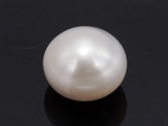Cultured Pearl Moti 5.81 carat back view rounded surface