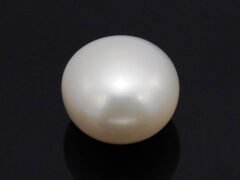 Cultured Pearl Moti 5.95 carat back view rounded surface