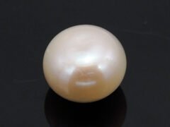Cultured Pearl Moti 6.07 carat back view rounded surface