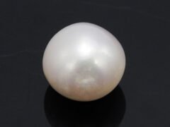 Cultured Pearl Moti 6.09 carat back view rounded surface