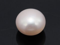 Cultured Pearl Moti 6.10 carat back view rounded surface