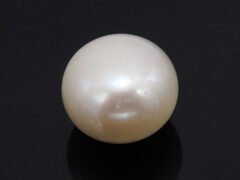 Cultured Pearl Moti 6.12 carat back view rounded surface