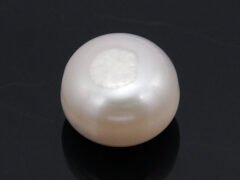 Cultured Pearl Moti 6.17 carat back view rounded surface