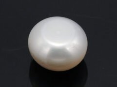 Cultured Pearl Moti 6.35 carat back view rounded surface