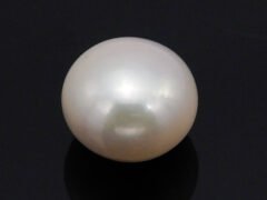 Cultured Pearl Moti 6.74 carat back view rounded surface