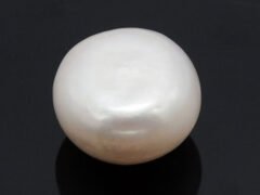 Cultured Pearl Moti 8.76 carat back view rounded surface