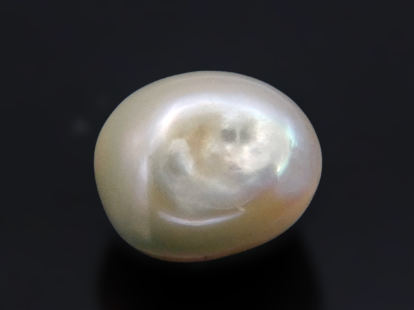 Keshi Pearl Moti 5.09 carat back view baroque surface
