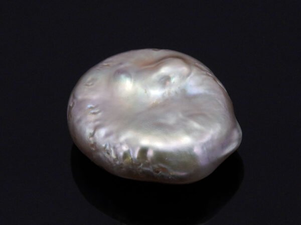 Keshi Pearl Moti 5.55 carat back view irregular baroque surface