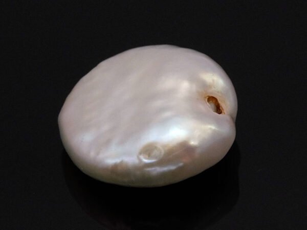 Keshi Pearl Moti 5.94 carat back view irregular baroque surface