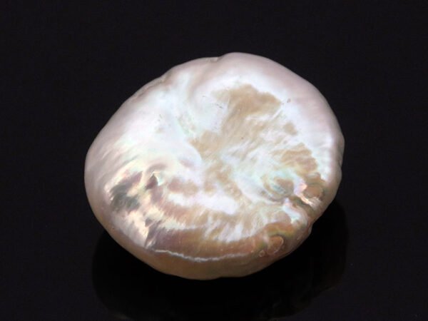 Keshi Pearl Moti 5.97 carat back view irregular baroque surface