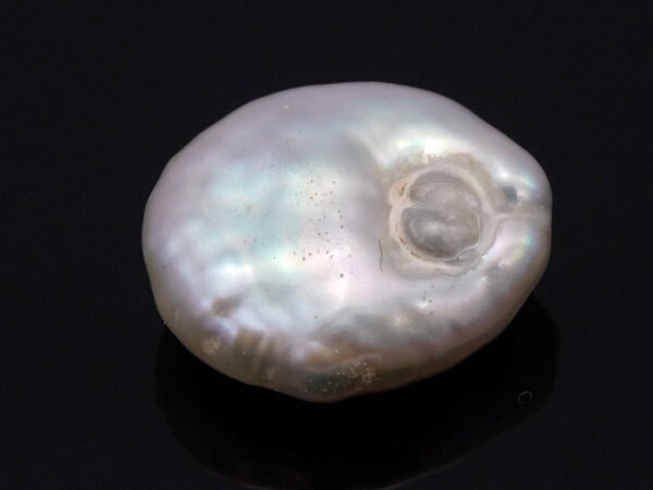 Keshi Pearl Moti 6.00 carat back view irregular baroque surface