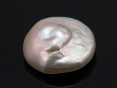 Keshi Pearl Moti 6.07 carat back view irregular baroque surface