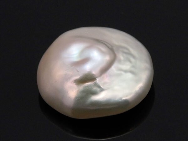 Keshi Pearl Moti 6.07 carat back view irregular baroque surface