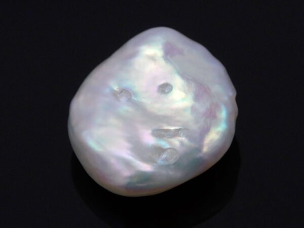 Keshi Pearl Moti 6.11 carat back view irregular baroque surface