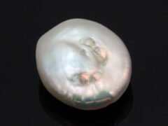 Keshi Pearl Moti 6.15 carat back view irregular baroque surface