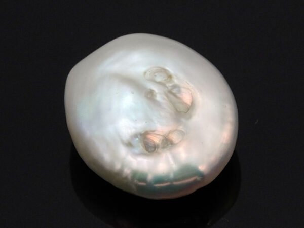 Keshi Pearl Moti 6.15 carat back view irregular baroque surface