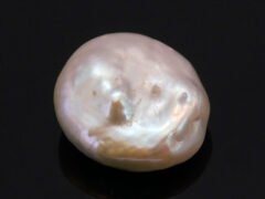 Keshi Pearl Moti 6.23 carat back view irregular baroque surface