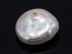 Keshi Pearl Moti 6.29 carat back view irregular baroque surface