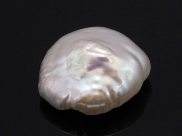 Keshi Pearl Moti 6.33 carat back view irregular baroque surface